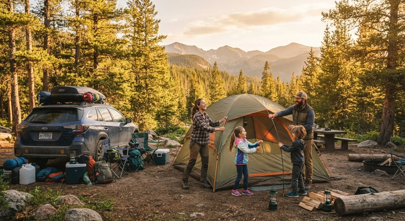 Camping vs. Hotels on a Family Road Trip