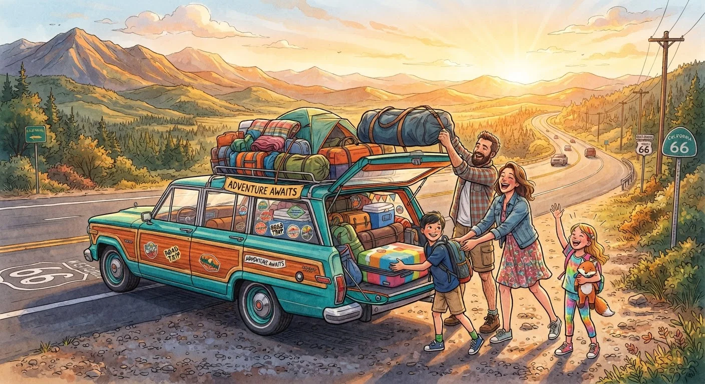 The Family Road Trip Playbook: Routes, Stops, and Sanity Savers